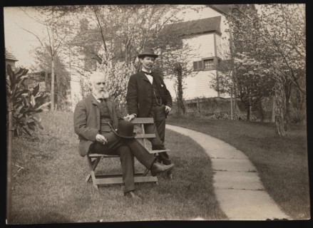 Portrait of Robert Ridgway (1850-1929) and William Brewster (1851-1919), 1890s. Creator: Unknown.