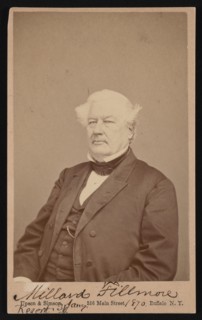 Portrait of Millard Fillmore (1800-1874), January 4, 1870. Creator: Upson & Simson.