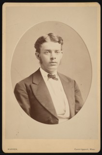 Portrait of George Brown Goode (1851-1896), Between 1866 and 1870. Creator: George K Warren.