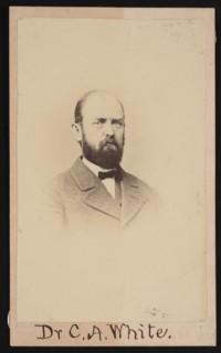 Portrait of Charles Abiathar White (1826-1910), 1868. Creator: Isaac Augustus Wetherby.