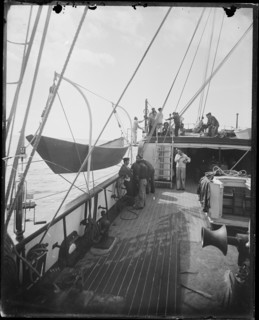 USFC Steamer "Albatross" Survey of Fishing Banks from Newport to Newfoundland, 1885. Creator: United States National Museum Photographic Laboratory.