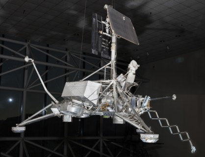 Lunar Lander, Surveyor, ca. 1966. Creator: Hughes Aircraft Co..