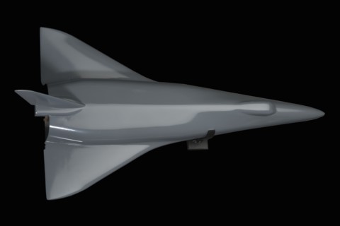 Model, Space Shuttle, Delta-Wing High Cross-Range Orbiter Concept, 1970s-2000s. Creator: Unknown.