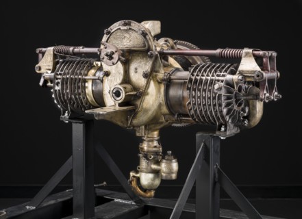 Detroit Horizontally-Opposed 2-Cylinder Engine, ca. 1910-11. Creator: Detroit Airplane Motor Company.