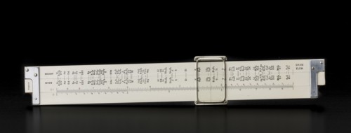 Chemical slide rule owned by Sally Ride, ca. 1970. Creator: Keuffel & Esser Co..
