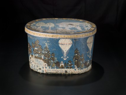Box with scene showing Clayton's Ascent, after 1835. Creator: Unknown.