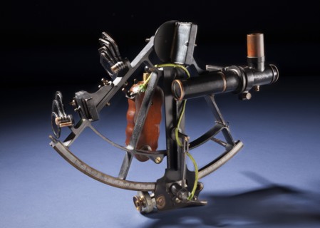 Sextant, Brandis, with Willson Bubble Telescope, Early, ca. 1919. Creator: Brandis & Sons Inc..