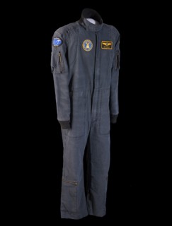 Suit worn by Mike Melvill aboard SpaceShipOne, 2004. Creator: Unknown.