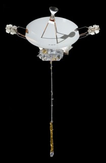 Pioneer 10 / 11, reconstructed full-scale mock-up, 1972. Creator: TRW Space & Technology Group.