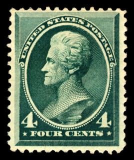 4c Andrew Jackson single, 1883. Creator: American Bank Note Company.