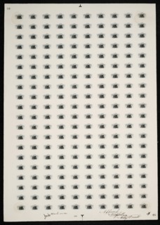 4c Electric Automobile in Washington vignette plate proof sheet, 487. Creator: Bureau of Engraving and Printing.