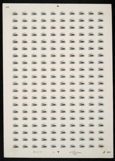10c Pan-American Fast Ocean Navigation vignette plate proof, 487. Creator: Bureau of Engraving and Printing.