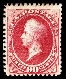 90c Commodore Oliver Hazard Perry special printing single, 1875. Creator: Continental Bank Note Company.