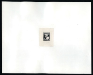 3c Washington essay large die proof, 1851. Creator: Michael Bean.