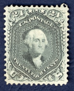 24c Washington single, 1862. Creator: National Bank Note Company.