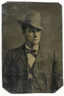 Untitled (Portrait of Man with Hat), 1850/99. Creator: Unknown.