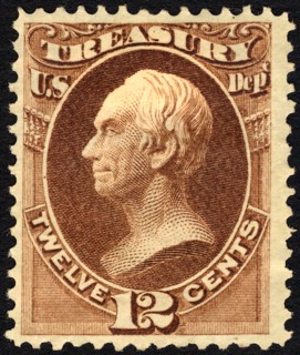 12c Henry Clay Treasury Department single, 1873. Creator: Unknown.