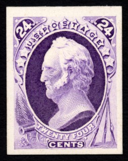 24c General Winfield Scott card plate proof, 1893. Creator: Unknown.