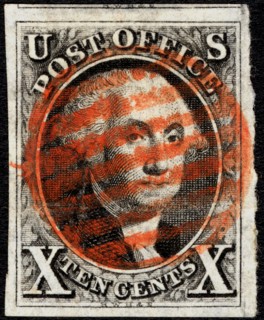 10c Washington single, 1847. Creator: Unknown.