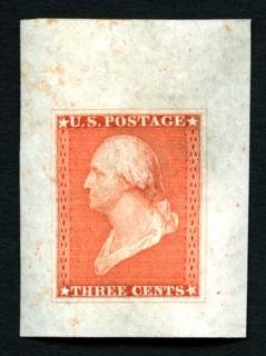 3c Washington essay, 1851. Creator: Unknown.