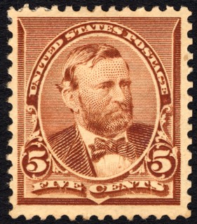 5c Ulysses S. Grant single, 1890. Creator: Unknown.