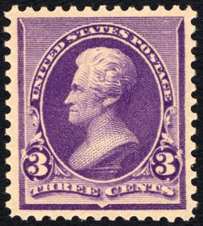 3c Andrew Jackson single, 1890. Creator: Unknown.
