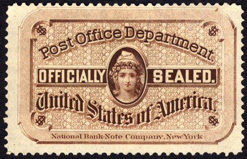 Post Office seal, 1877. Creator: National Bank Note Company.
