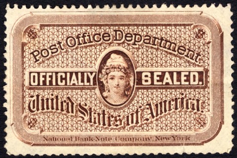 Post Office seal, 1879. Creator: National Bank Note Company.