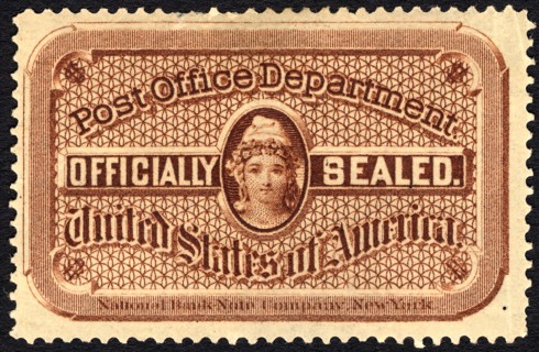 Post Office seal, c. 1879. Creator: National Bank Note Company.