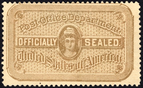 Post Office seal, c. 1889. Creator: National Bank Note Company.