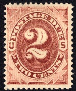 2c Postage Due single, 1879. Creator: Unknown.