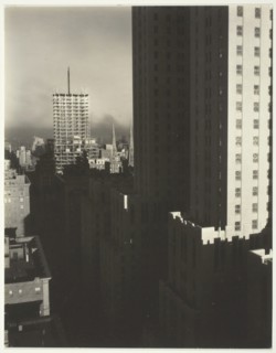 From My Window at the Shelton, West, 1931. Creator: Alfred Stieglitz.