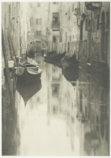 A Venetian Canal, 1894, printed 1897. Creator: Alfred Stieglitz.