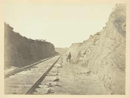 Malloy's Cut, Sherman Station, Laramie Range, 1868/69. Creator: Andrew Joseph Russell.