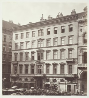 Freyung No. 1, Wohnhaus des Grafen M. Hardegg, 1860s. Creator: Unknown.