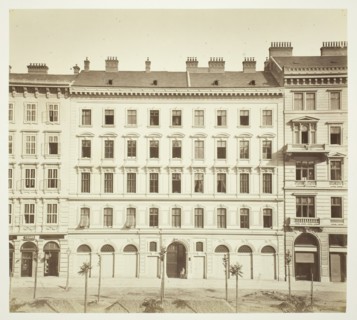Kärnthner-Ring No. 13, Zinshaus des Herrn J. Montandon, 1860s. Creator: Unknown.