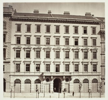 Opern Ring No. 8, Zinshaus des Herrn A. Zinner, 1860s. Creator: Unknown.