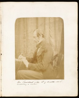 Untitled (The President of the Board of Health), 1856. Creator: Unknown.
