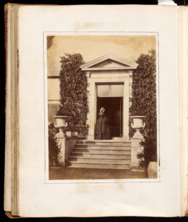 Untitled [woman in a doorway], 1849/60.  Creator: Unknown.