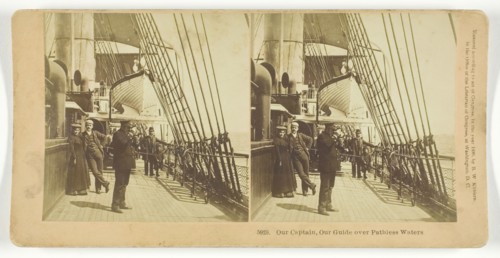 Our Captain, Our Guide over Pathless Waters, 1890. Creator: BW Kilburn.