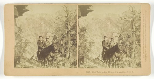 Our Trip to the Mines, Ouray, Col, U.S.A., 1890. Creator: BW Kilburn.