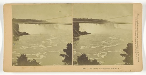 The Glory of Niagara Falls, U.S.A., 1886. Creator: BW Kilburn.