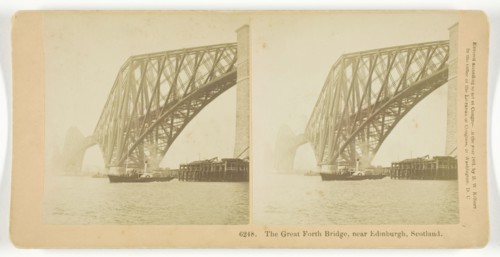 The Great Forth Bridge, Near Edinburgh, Scotland, 1891. Creator: BW Kilburn.