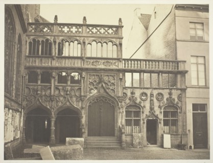 Chapelle du St. Sang à Bruges, 1854/55. Creators: Bisson Frères, Louis-Auguste Bisson, Auguste-Rosalie Bisson.
