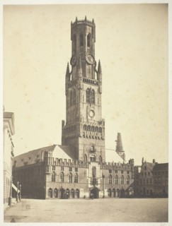 Rathaus, Bruges, Holland, 1854/55, printed 1855. Creators: Bisson Frères, Louis-Auguste Bisson, Auguste-Rosalie Bisson.