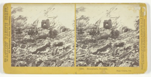 Steambath, Geysers, Napa County, California, 1867. Creator: Carleton Emmons Watkins.