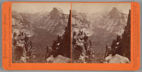 The Domes from Moran Point, Yosemite, 1861/76. Creator: Carleton Emmons Watkins.