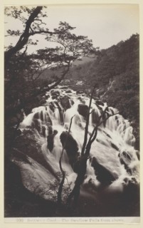 Bettws-y Coed, The Swallow Falls from Above, 1860/94. Creator: Francis Bedford.