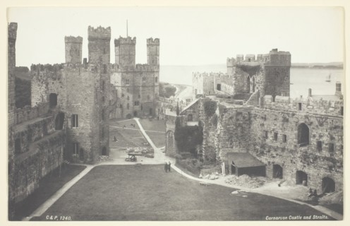 Carnarvon Castle and Straights, 1860/94. Creator: Francis Bedford.