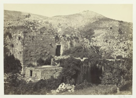 Banias, The Ancient Caesaria, Phillippi, 1857. Creator: Francis Frith.